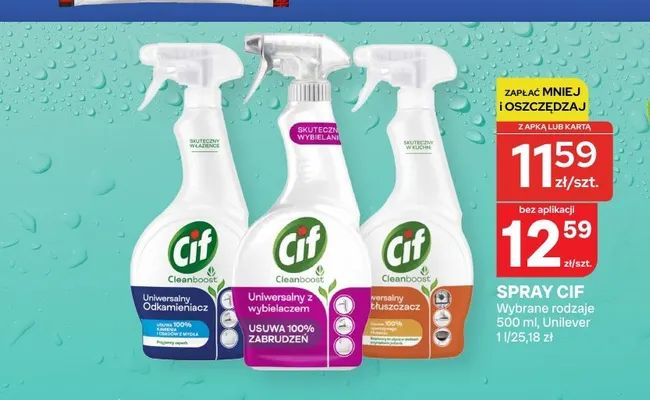Spray Cif promocja w Chorten