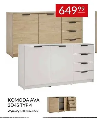 Komoda Ava 2D4S Typ 4 promocja w Abra Meble