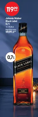Whisky Johnnie Walker Black Label promocja w Żabka