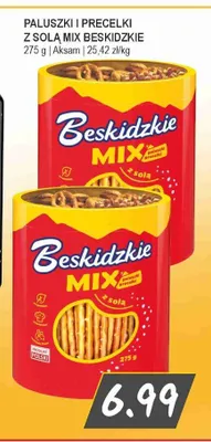 Paluszki i precelki z solą Mix Beskidzkie promocja w Słoneczko
