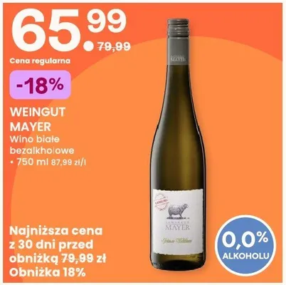 Spumante bezalkoholowe Maschio promocja w Frisco