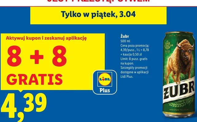 Piwo promocja w Lidl
