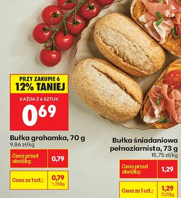 Bułka grahamka promocja w Biedronka