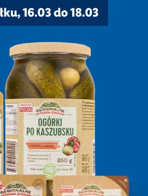 Ogórki po kaszubsku -20% promocja w Lidl