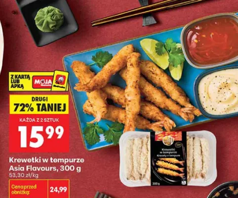 Krewetki w tempurze Asia Flavours promocja w Biedronka
