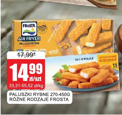 Złote paluszki rybne Frosta promocja w Bingo