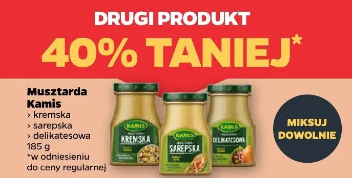 Musztarda DRUGA -40% promocja w Netto