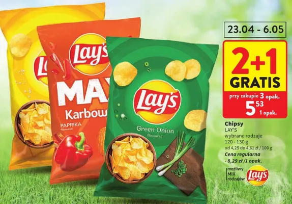 Chipsy Lay's promocja w Intermarche