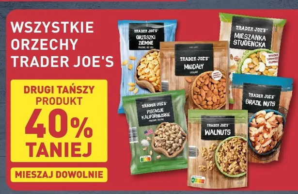 Migdały Trader Joe's promocja w Aldi