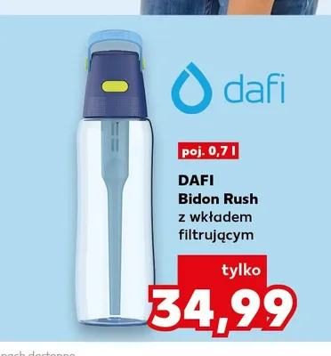 Bidon Rush z wkładem filtrującym Dafi 0,7 l promocja w Kaufland