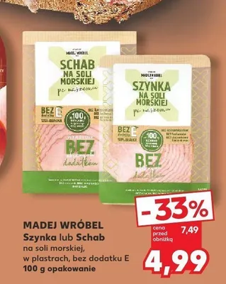 Schab na soli morskiej Madej Wróbel promocja w Kaufland