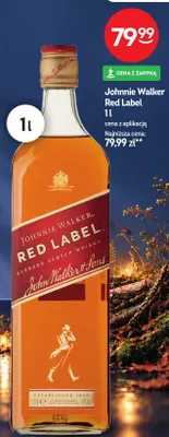 Whisky Johnnie Walker Red Label promocja w Żabka