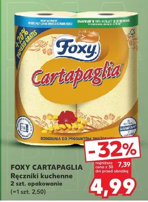 Ręczniki kuchenne Foxy Cartapaglia promocja w Kaufland