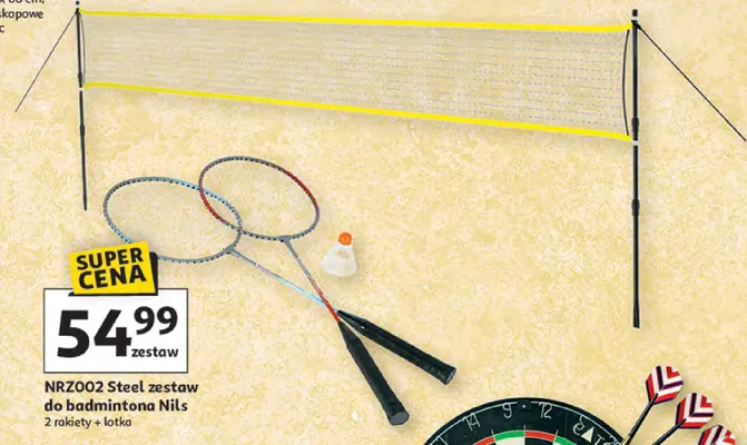 NRZ002 Steel zestaw do badmintona promocja w Auchan
