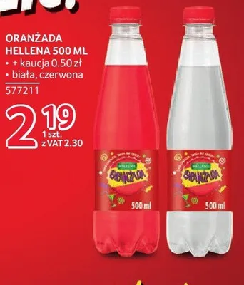 Oranżada Hellena 500ml promocja w Selgros