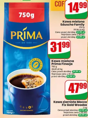Kawa mielona Prima Finezja promocja w Dino
