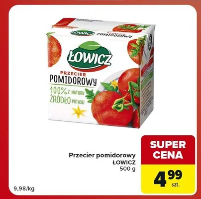 Przecier pomidorowy Łowicz promocja w Carrefour Market