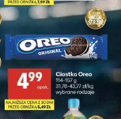 Ciastka Oreo promocja w Delikatesy Centrum