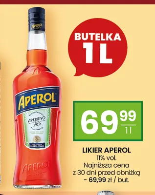 Likier Aperol promocja w Twój Market