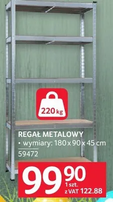 Regał metalowy promocja w Selgros