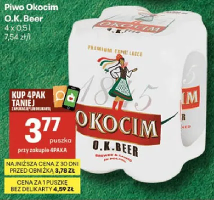 Piwo promocja w Delikatesy Centrum