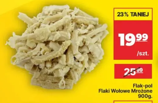 Flaki wołowe mrożone Flak-pol promocja w API Market