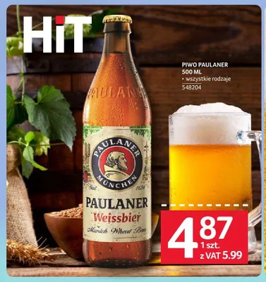 Piwo Paulaner Weissbier promocja w Selgros