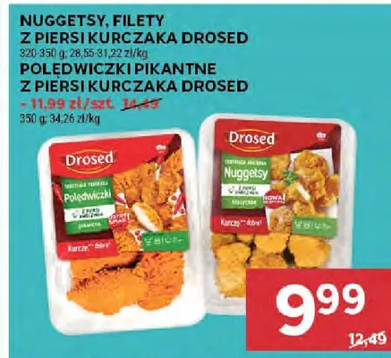 Polędwiczki pikantne z piersi kurczaka Drosed promocja w Stokrotka