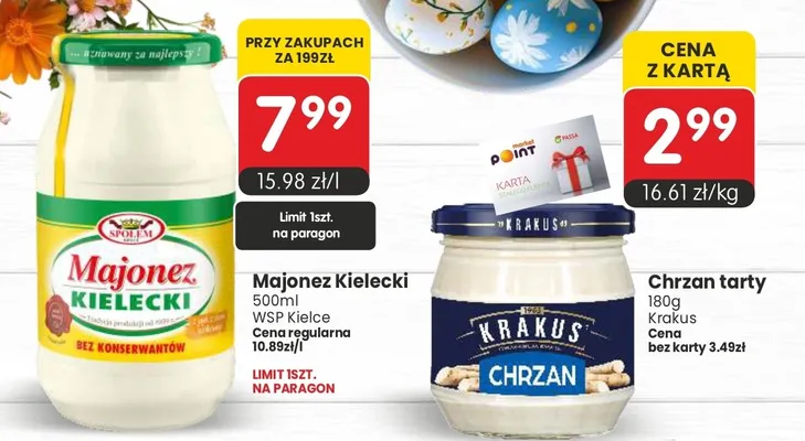 Chrzan tarty promocja w Market Point
