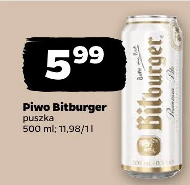 Piwo puszka promocja w Netto