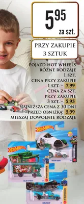 Pojazd różne rodzaje Hot Wheels promocja w Dino