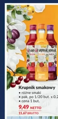 Likier Krupnik smakowy promocja w Makro