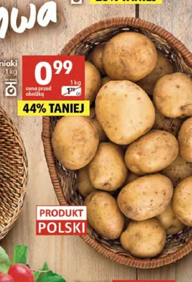 Ziemniaki polskie promocja w Delikatesy Centrum