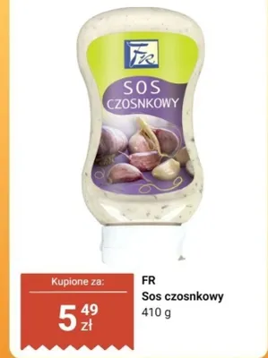 Sos czosnkowy promocja w Dino
