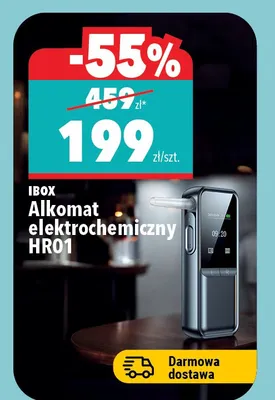 Alkomat elektrochemiczny HR01 Ibox promocja w Biedronka Home