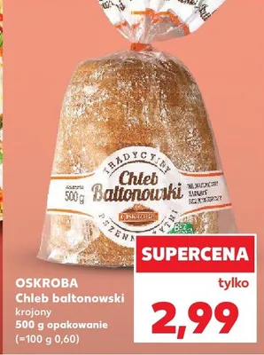 Chleb bałtonowski krojony promocja w Kaufland