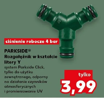 Rozgałęźnik w kształcie litery Y PARKSIDE promocja w Kaufland
