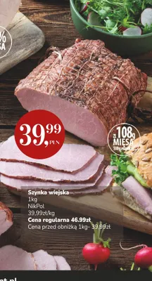 Szynka wiejska NikPol promocja w Market Point