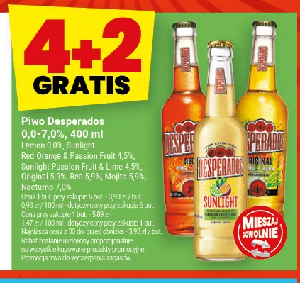 Piwo Desperados Red promocja w Twój Market