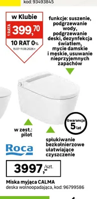 Miska myjąca Roca CALMA promocja w Leroy Merlin