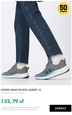 Buty do biegania młodzieżowe UNDER ARMOUR BGS ASSERT 10 promocja w 50 style