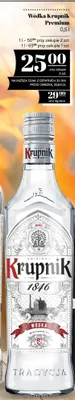 Wódka Krupnik Premium promocja w POLOmarket