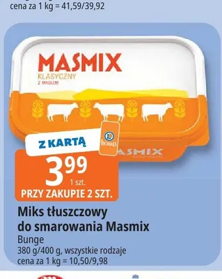 Miks tłuszczowy do smarowania Masmix Bunge promocja w Leclerc