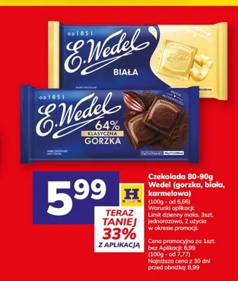 Czekolada Wedel promocja w Hitpol