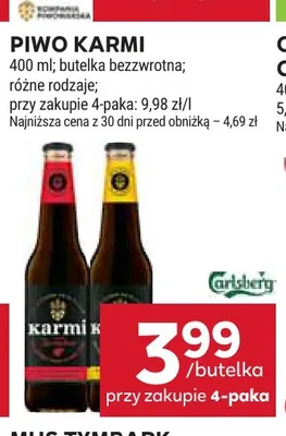 Piwo Karmi promocja w Stokrotka