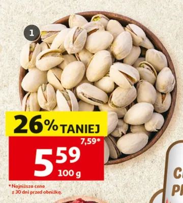 Pistacje solone luzem promocja w Auchan