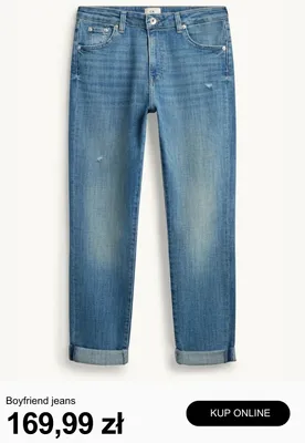 Spodnie jeansowe Boyfriend C&A promocja w C&A