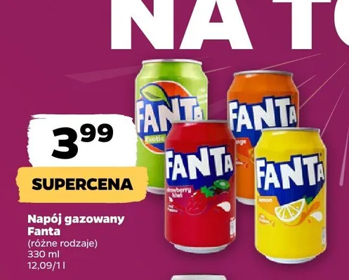 Napój gazowany Fanta promocja w Netto