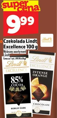 Czekolada Lindt Excellence promocja w TOPAZ