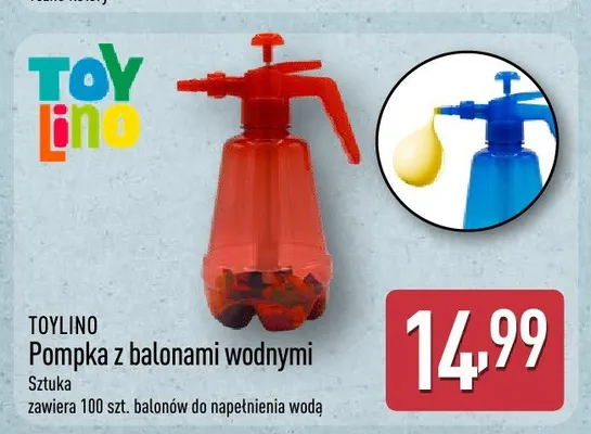 Pompka z balonami wodnymi TOYLINO promocja w Aldi